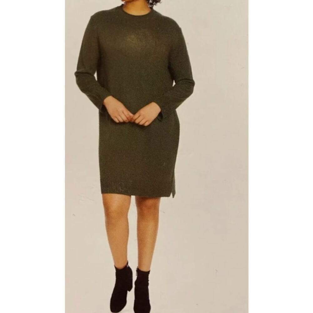 Womens Jessica Simpson Brown Knit Sweater Mini Dress Size Small - Picture 1 of 5